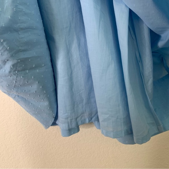 Lake Pajamas Womens Lolly 100% cotton midi dress in Morning Blue L - Picture 8 of 11